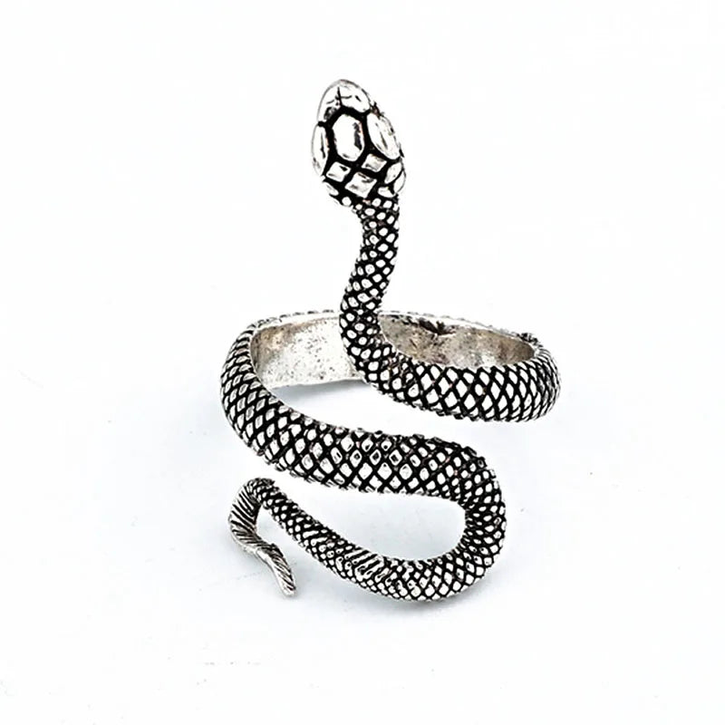 2021 European Retro Punk Spirit Snake & Dragon Ring - Image 18