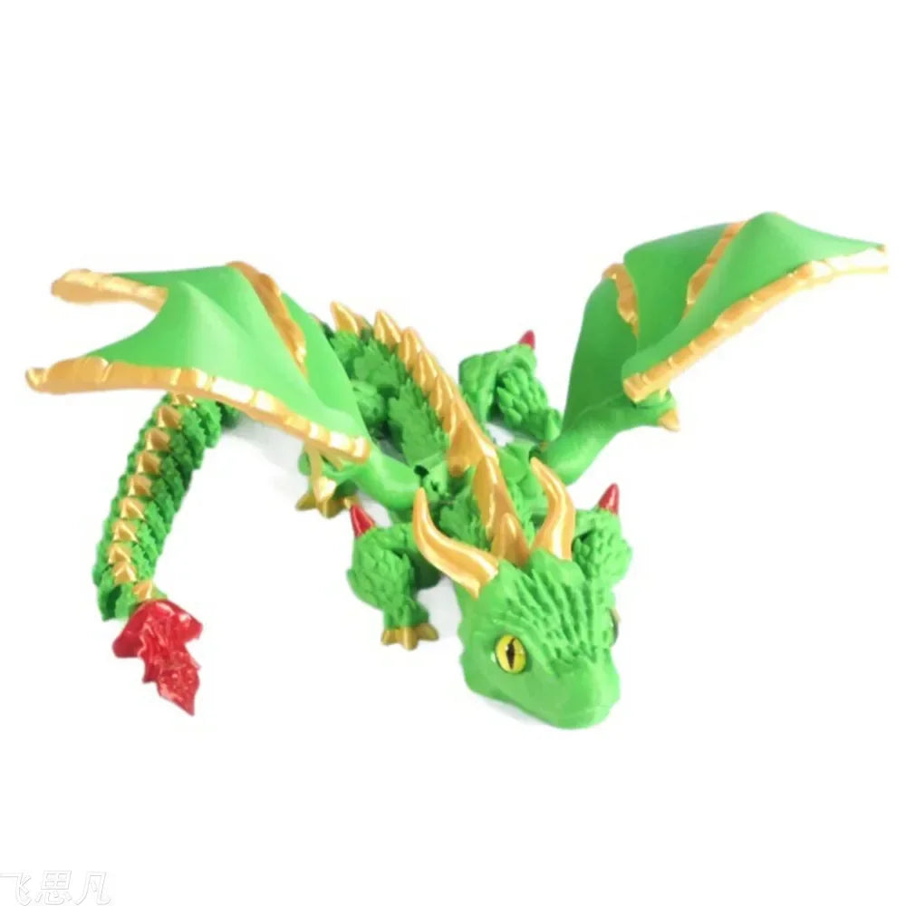 3D Printed Flying Dragon Figures – High-Quality Multi-Jointed Movable Models for Home & Desk Decor - Image 5