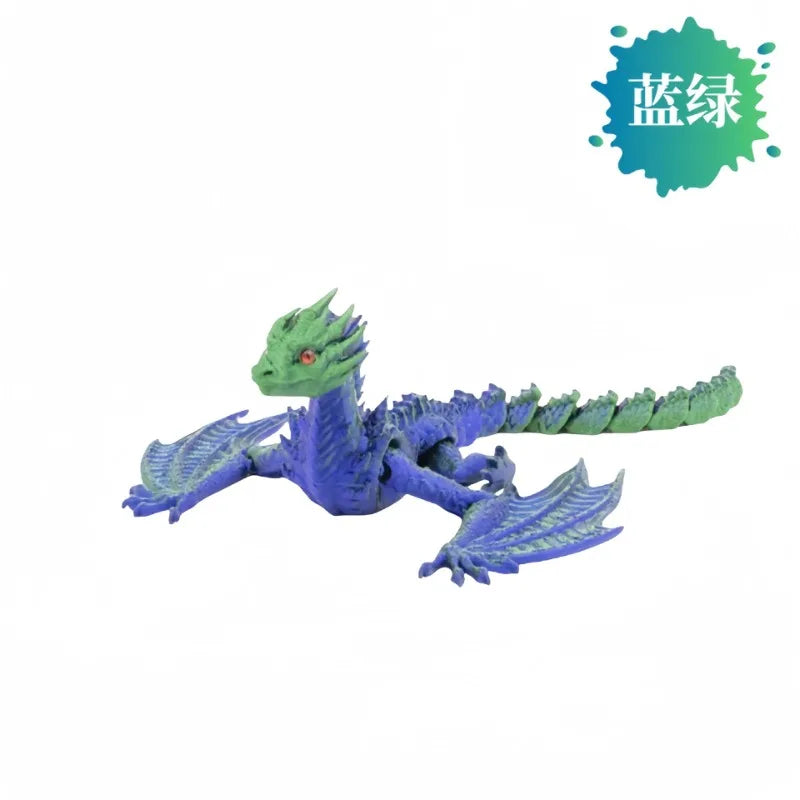 3D Printed Crystal Stones Western Dragon - Image 4