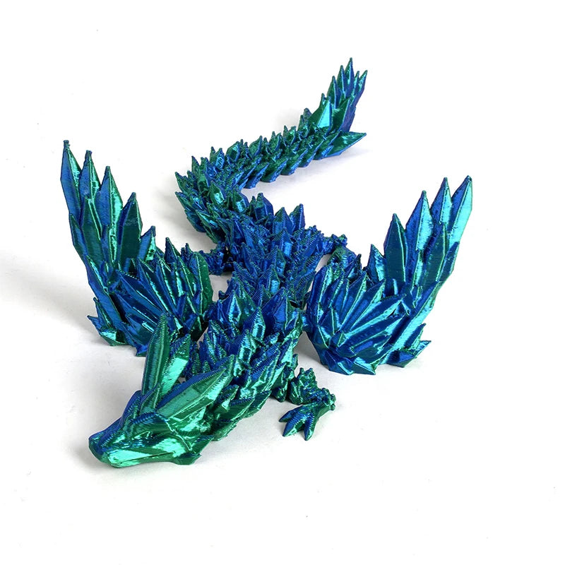 3D Printed Gradient Dragon Ornament - Image 17