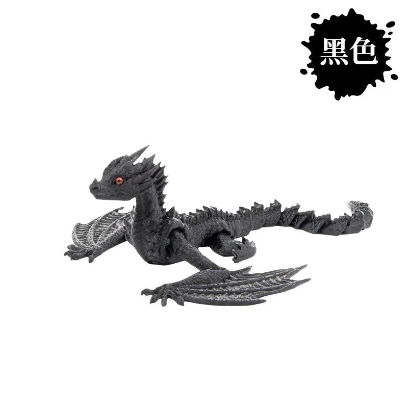 3D Printed Crystal Stones Western Dragon - Image 5