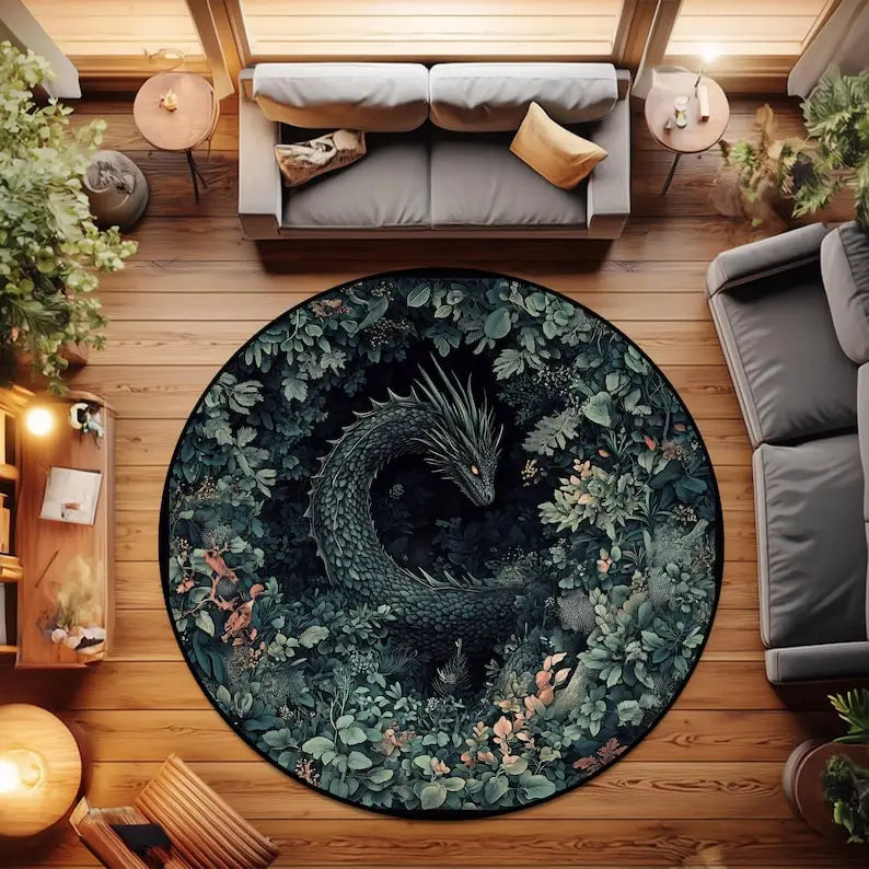 Dragon Rug Large – Plush Anti-Slip Carpet for Living Room, Bedroom & Kids Play Mat - Image 6