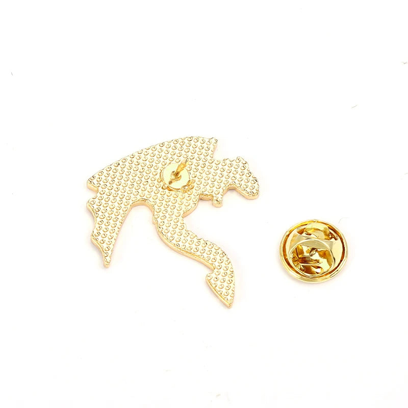 Black & White Pterosaur Enamel Pins - Image 4