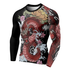 3D Printed Dragon Pattern Men’s T-Shirt