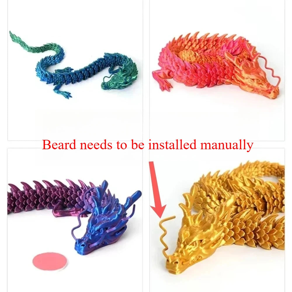 3D Printed Conjoined Dragon Ornaments - Image 6