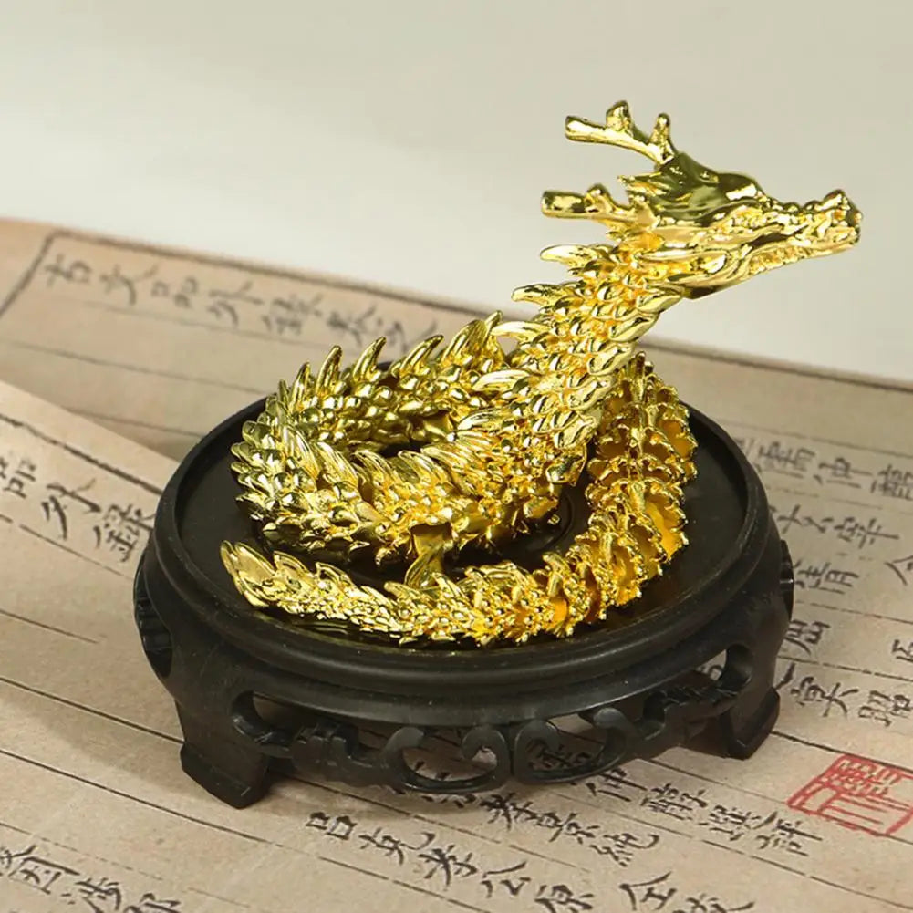 3D Printed Articulated Chinese Dragon – Flexible Realistic Ornament & Toy Model for Home or Office Décor - Image 4