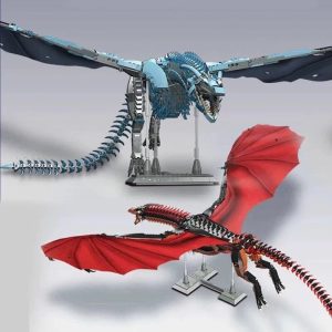 1889PCS Dragon Smaug Building Blocks β Fire-Breathing Dragon Animal Model Toy