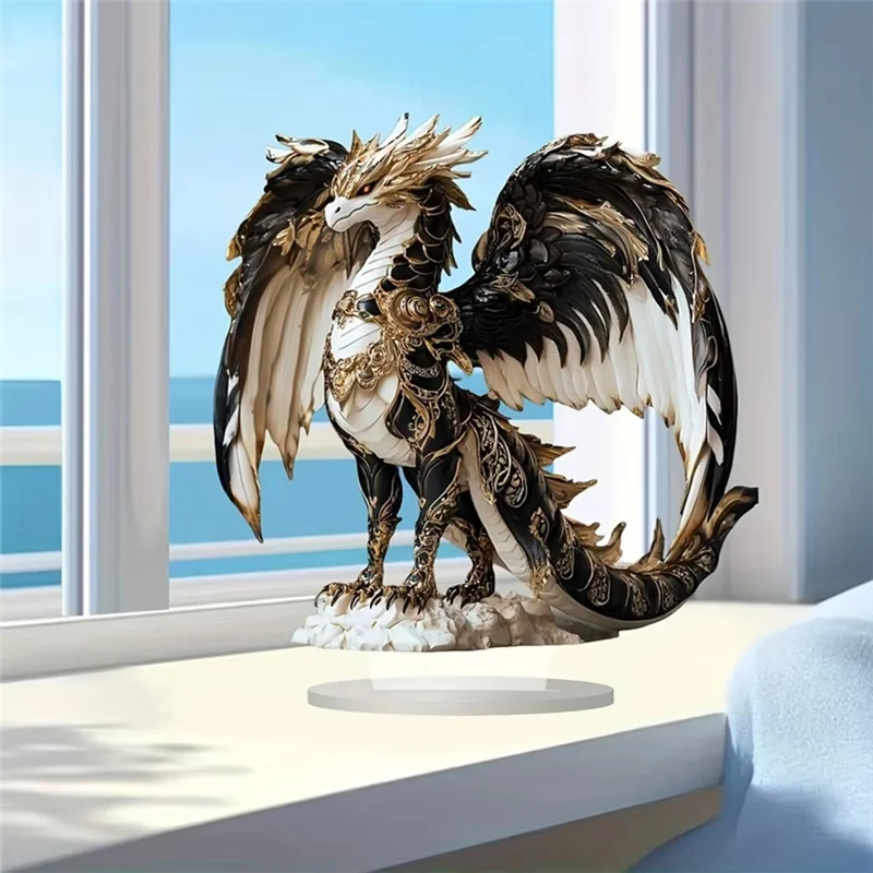Fire Breathing Dragon Statue – Ideal for Studio or Display Case, Tabletop Decor & Perfect Gift - Image 4