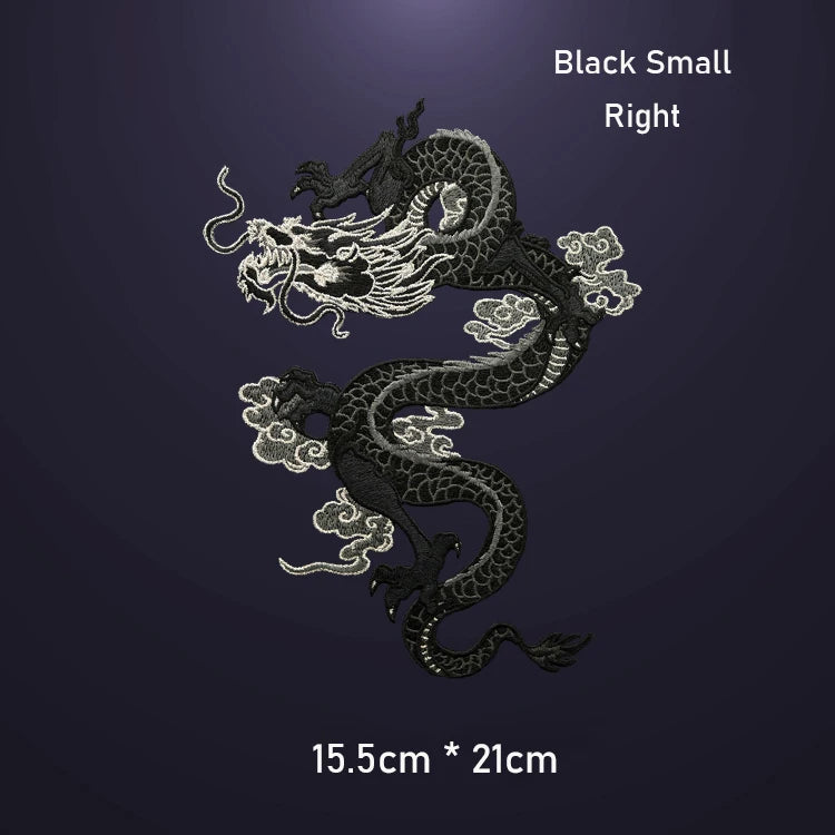 AHYONNIEX High-Quality Large Dragon Patches – DIY Embroidered Sew-On Fabric Stickers for Clothes - Image 9