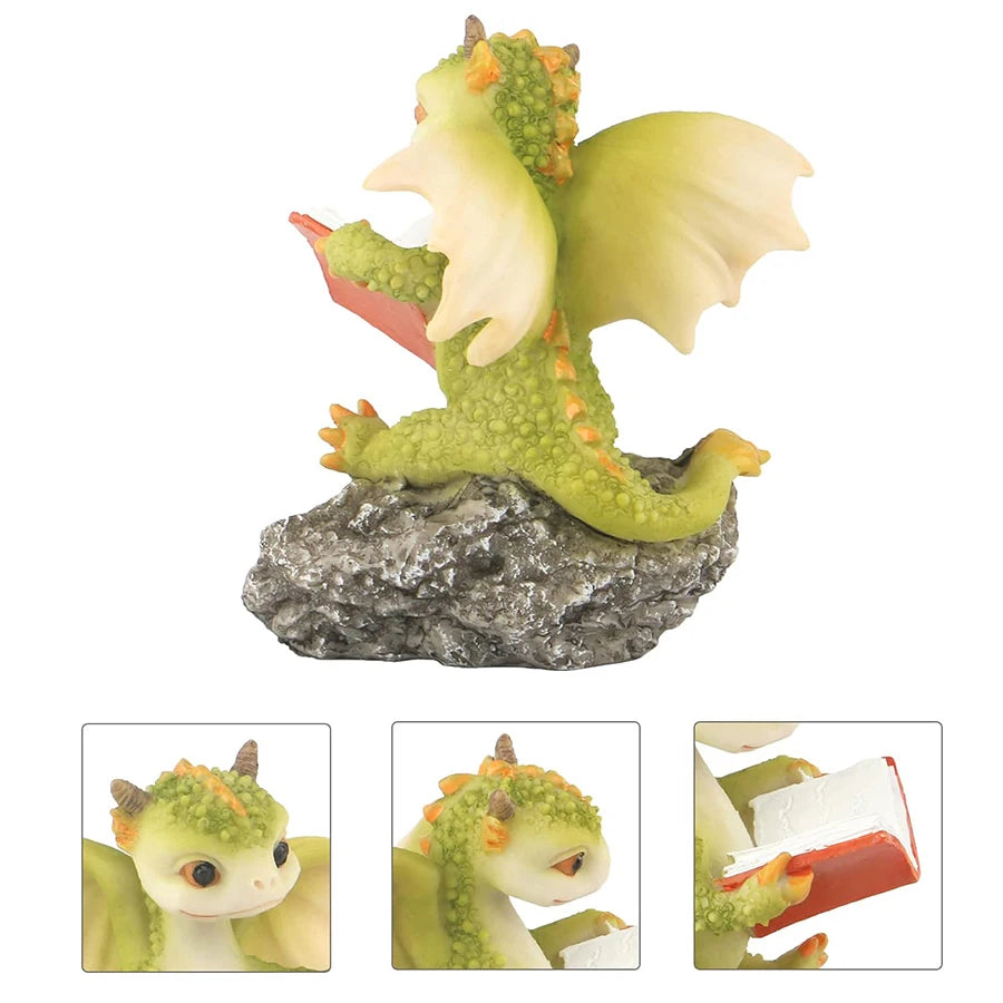 Fantasy Dragon Resin Sculpture - Image 8