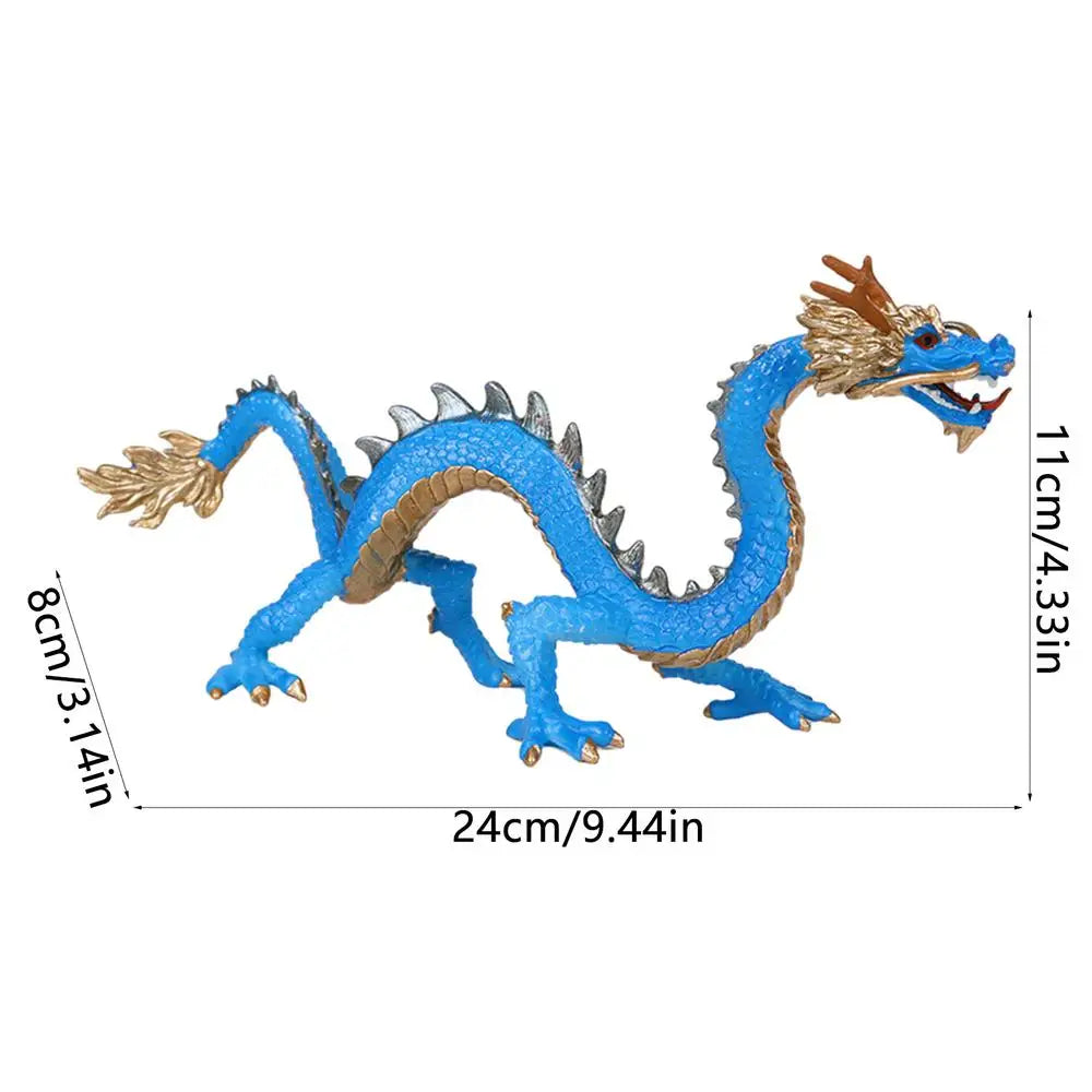 Feng Shui Dragon Statue – Lucky Chinese Dragon Decor, Realistic Table Sculpture for Living Room & Shelf - Image 7