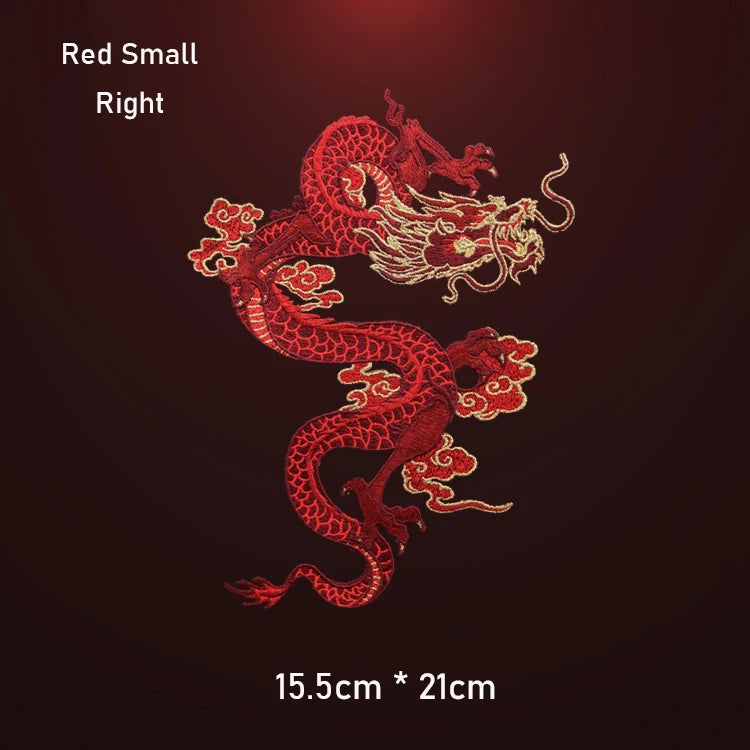 AHYONNIEX High-Quality Large Dragon Patches – DIY Embroidered Sew-On Fabric Stickers for Clothes - Image 19