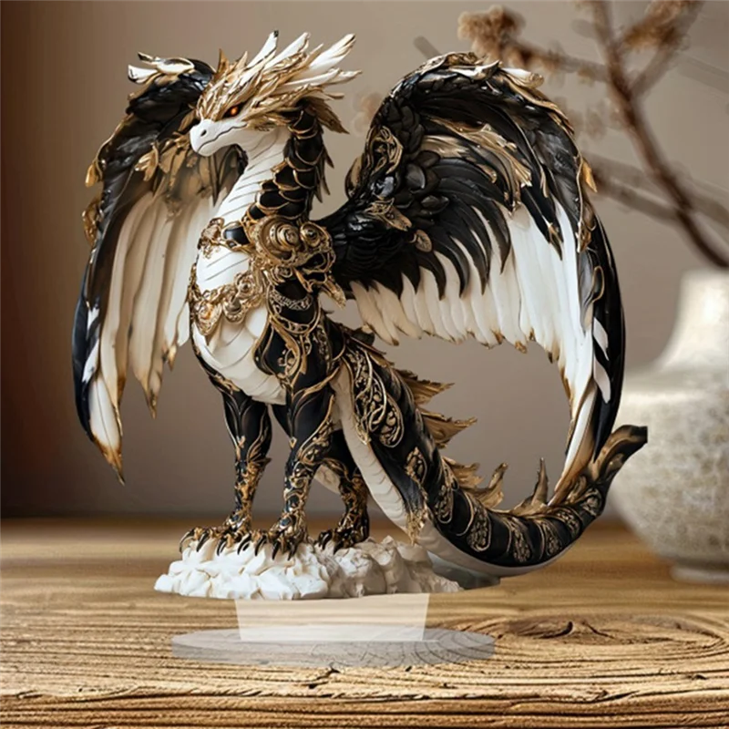 Fire Breathing Dragon Statue – Ideal for Studio or Display Case, Tabletop Decor & Perfect Gift - Image 5