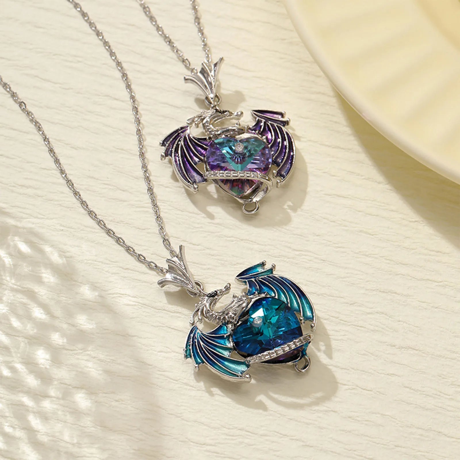 Flying Dragon Birthstone Necklace - Image 5