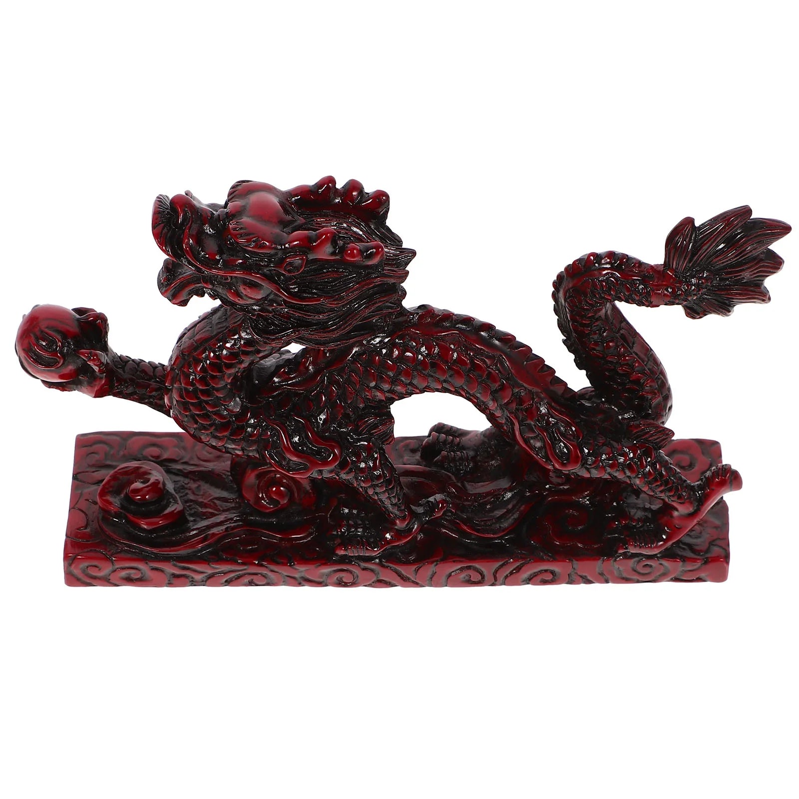 6 Inch Resin Dragon Chinese Zodiac Decoration – Small Desktop Figurine & Miniature Ornament - Image 3