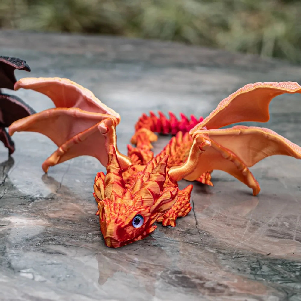 3D Printed Flying Western Dragon Toy - Image 12
